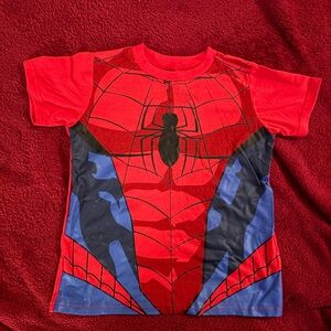 Spider Hero Kids Costume T-Shirt - Red and Blue